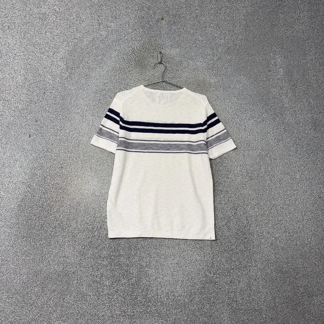 헨리코튼 니트웨어 남성 스트라이프 반팔티 95 상품이미지2