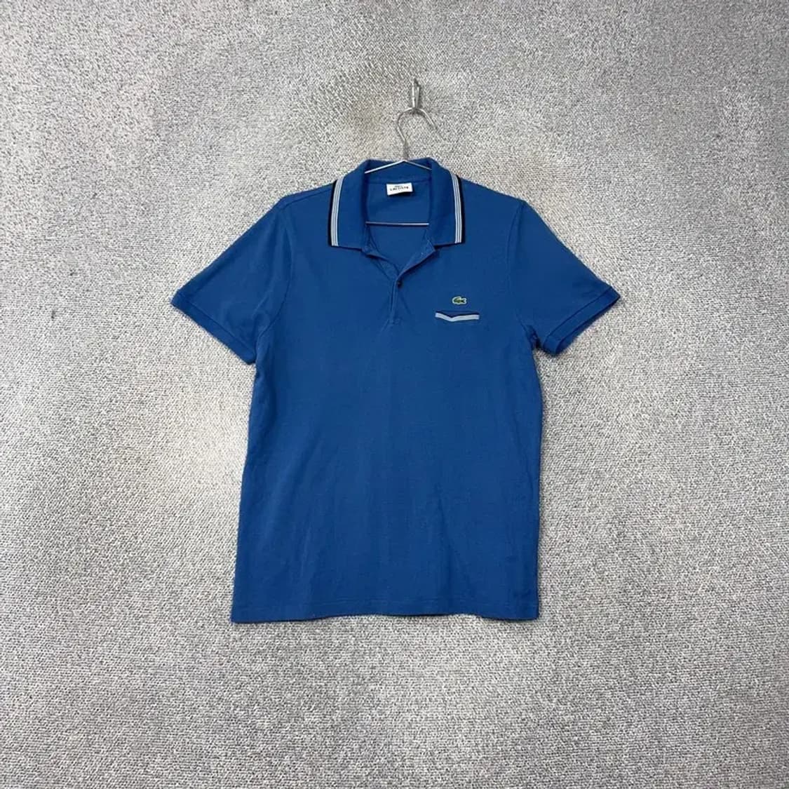 라코스테 슬림핏 블루 카라티 105 상품이미지1