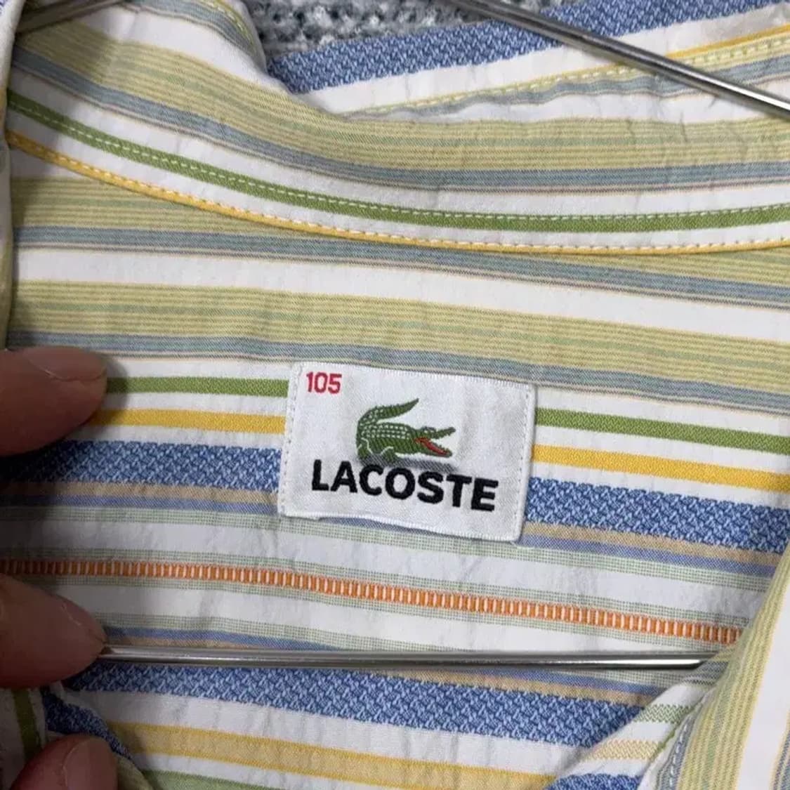 라코스테 빈티지 스트라이프 셔츠 105 상품이미지3