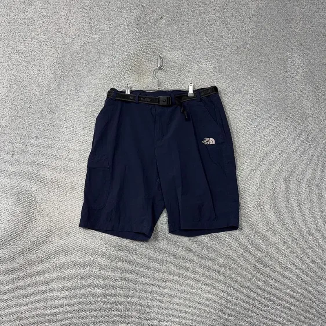 노스페이스 네이비 로고 등산 기능성 반바지 92 상품이미지1
