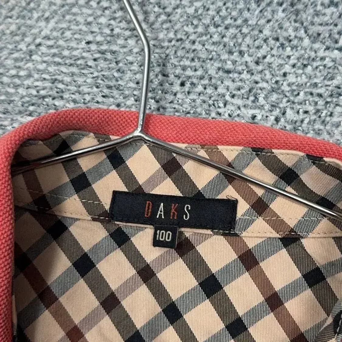 닥스 코랄 로고 남성 반팔 카라티 100 상품이미지4