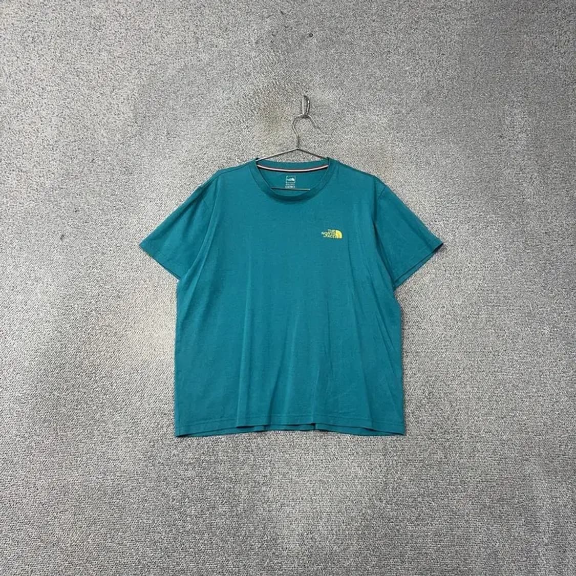 노스페이스 청록 기능성 반팔 티 XL/TG 상품이미지1