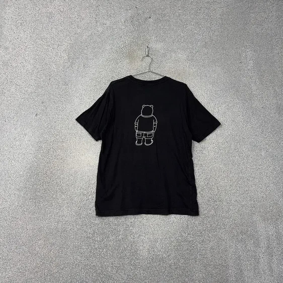 후아유 베어 프린팅 반팔티 M 상품이미지2