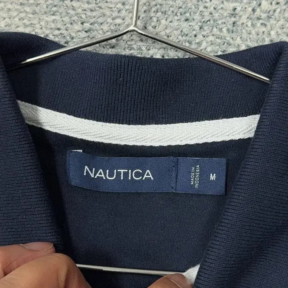 노티카 로고 남성 반팔 카라티 M 상품이미지6