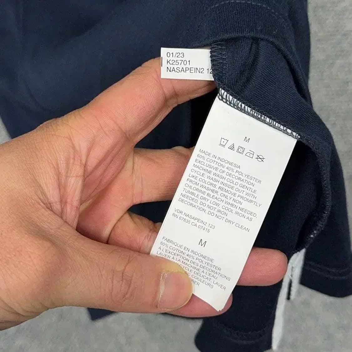 노티카 로고 남성 반팔 카라티 M 상품이미지7