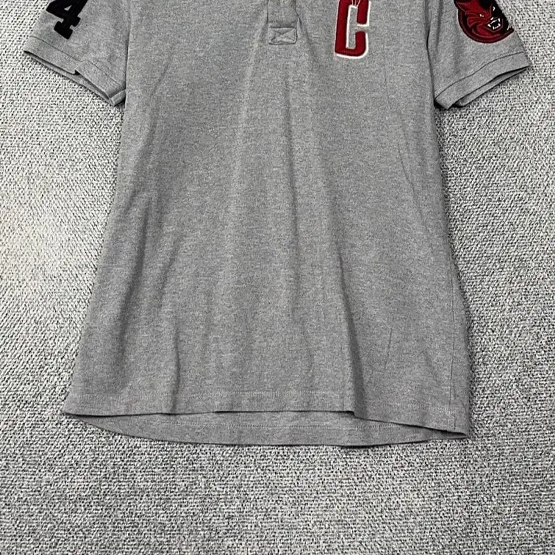 NBA 로고 남성 그레이 반팔 카라티 M 상품이미지4