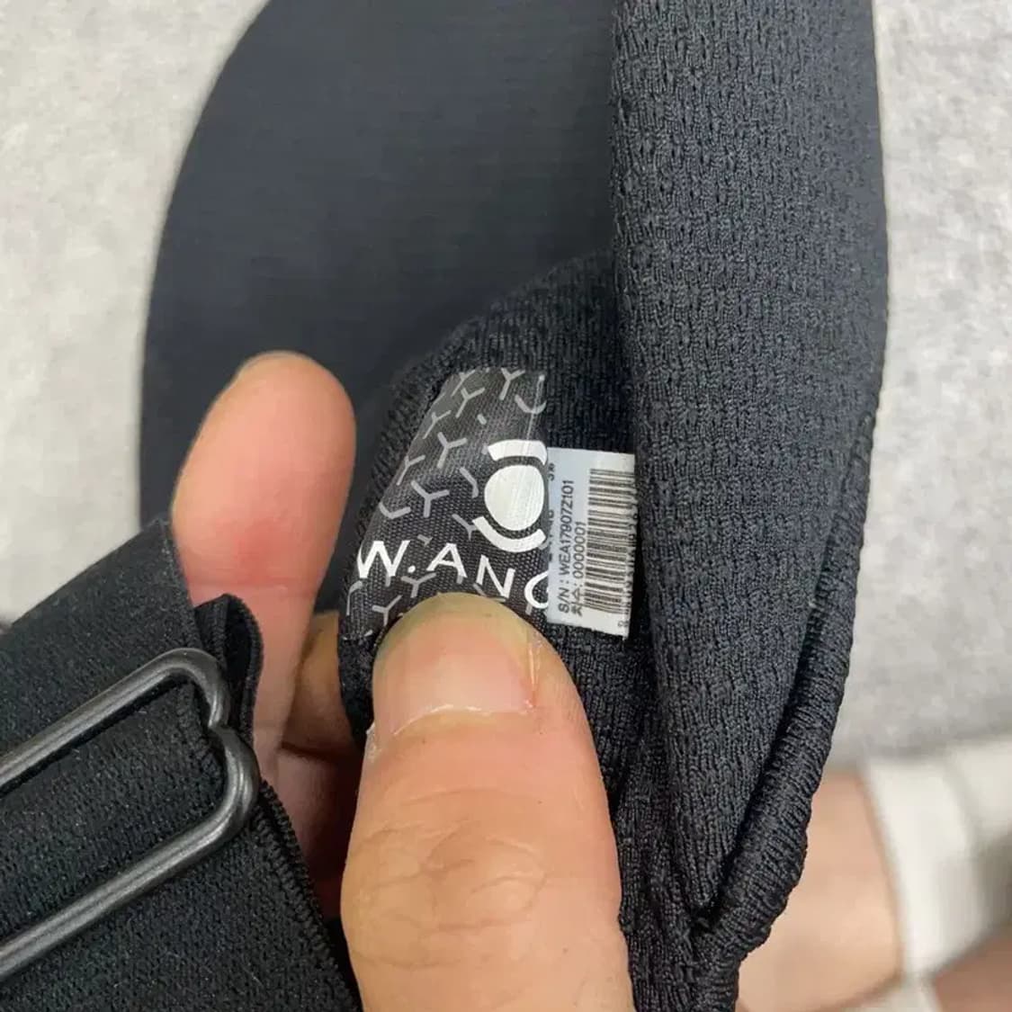 와이드앵글 자수 로고 블랙 골프 캡 FREE 상품이미지6