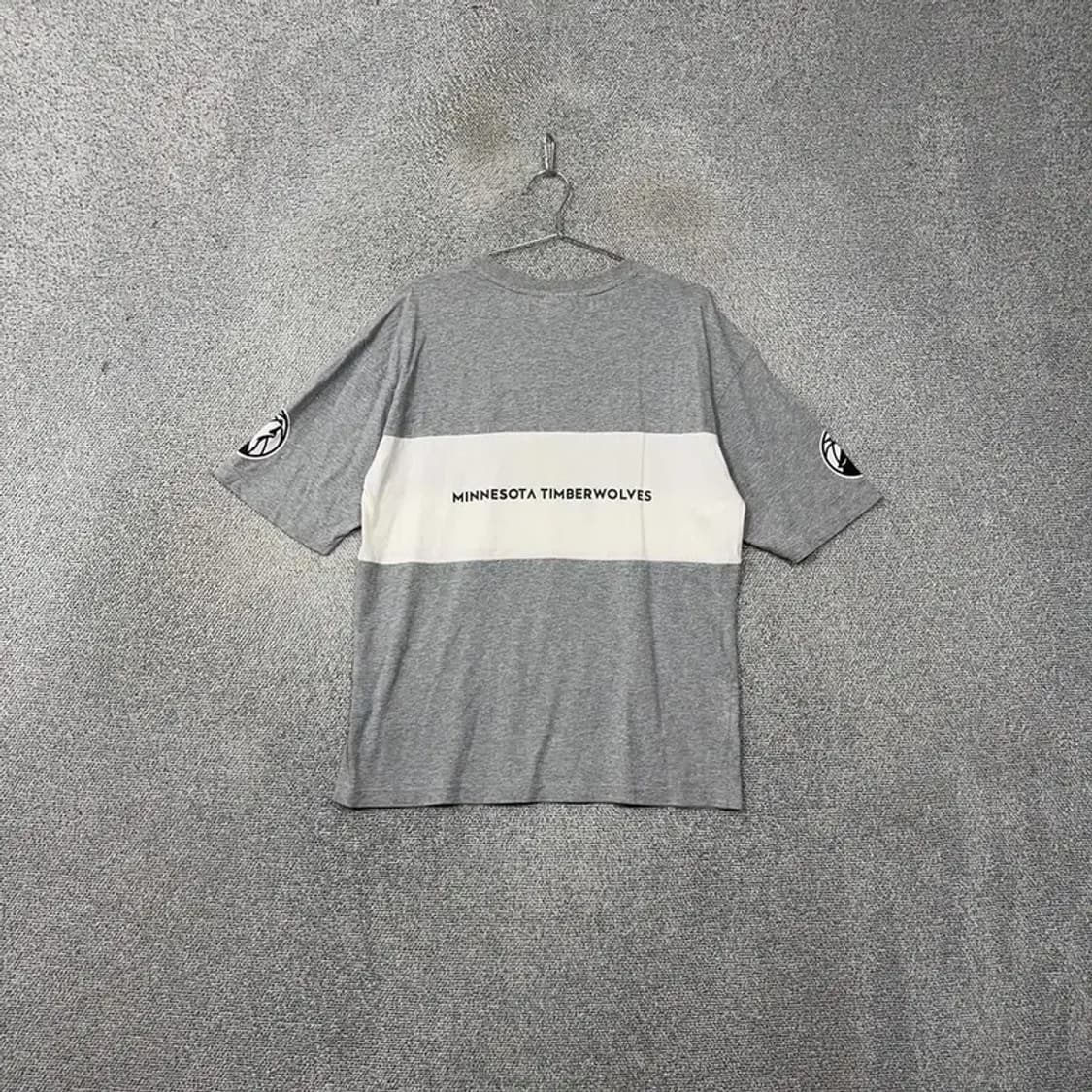 NBA 미네소타 프린팅 그레이 반팔티 M 상품이미지2