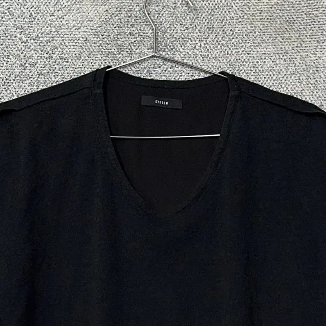 시스템 한섬 여성 블랙 빈티지 민소매 F 상품이미지3