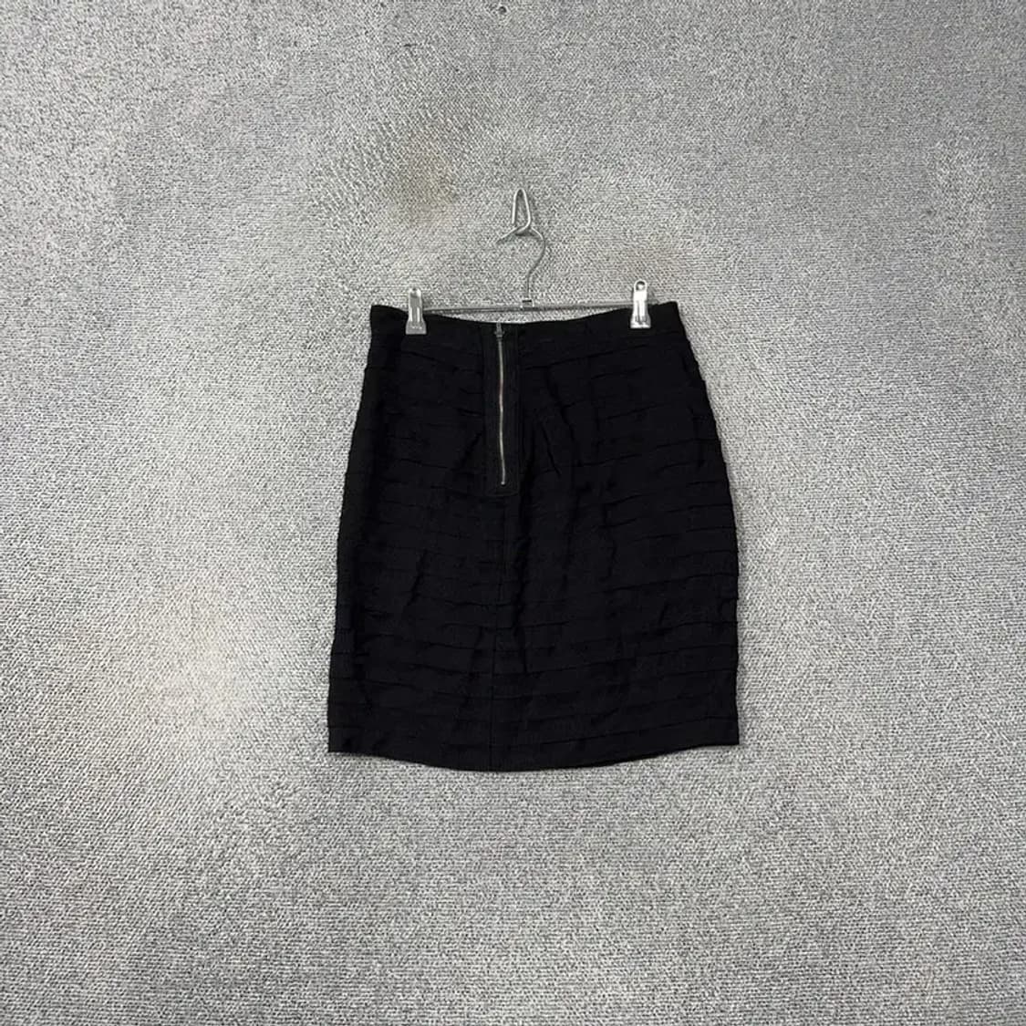 클럽모나코 블랙 클래식 실크 스커트 4 상품이미지2