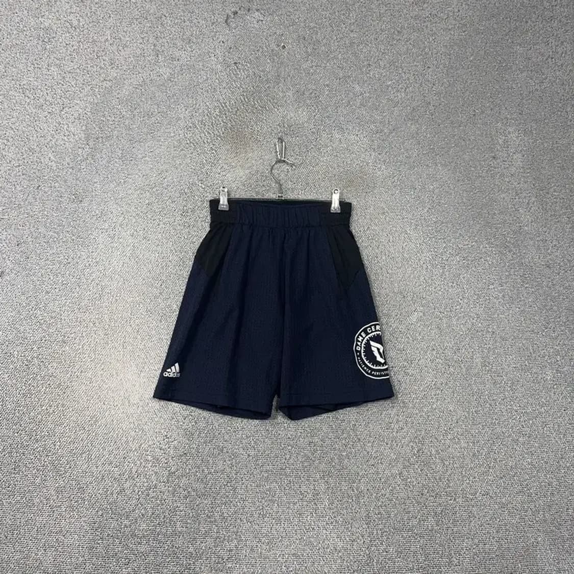 아디다스 네이비 프린팅 로고 기능성 반바지 M 상품이미지1
