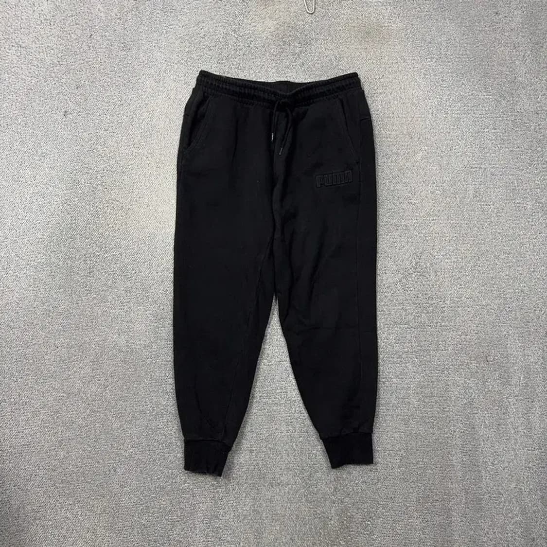 푸마 블랙 캐주얼 조거팬츠 L 상품이미지1