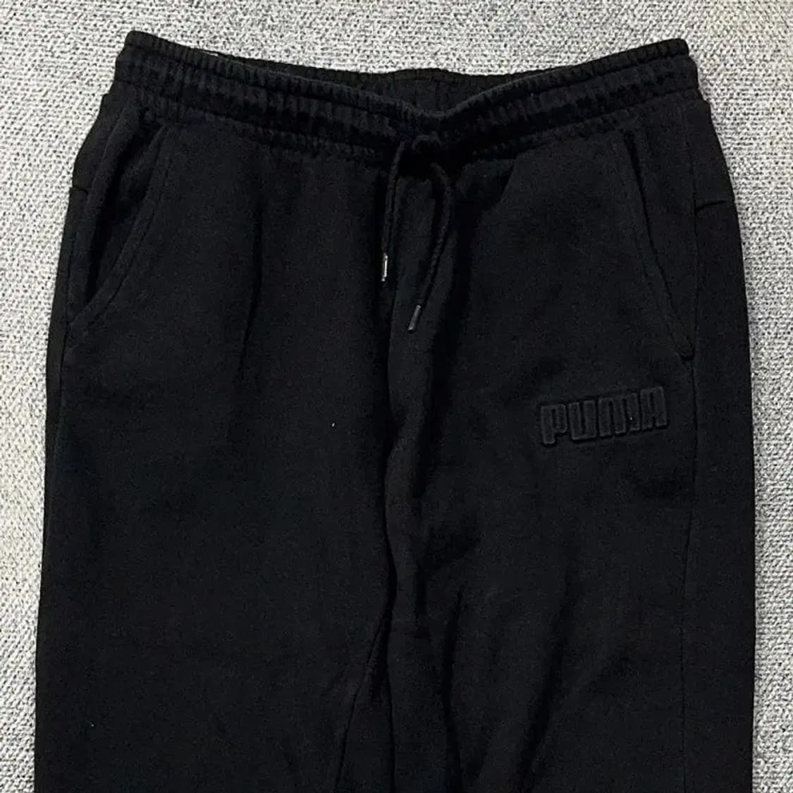 푸마 블랙 캐주얼 조거팬츠 L 상품이미지3