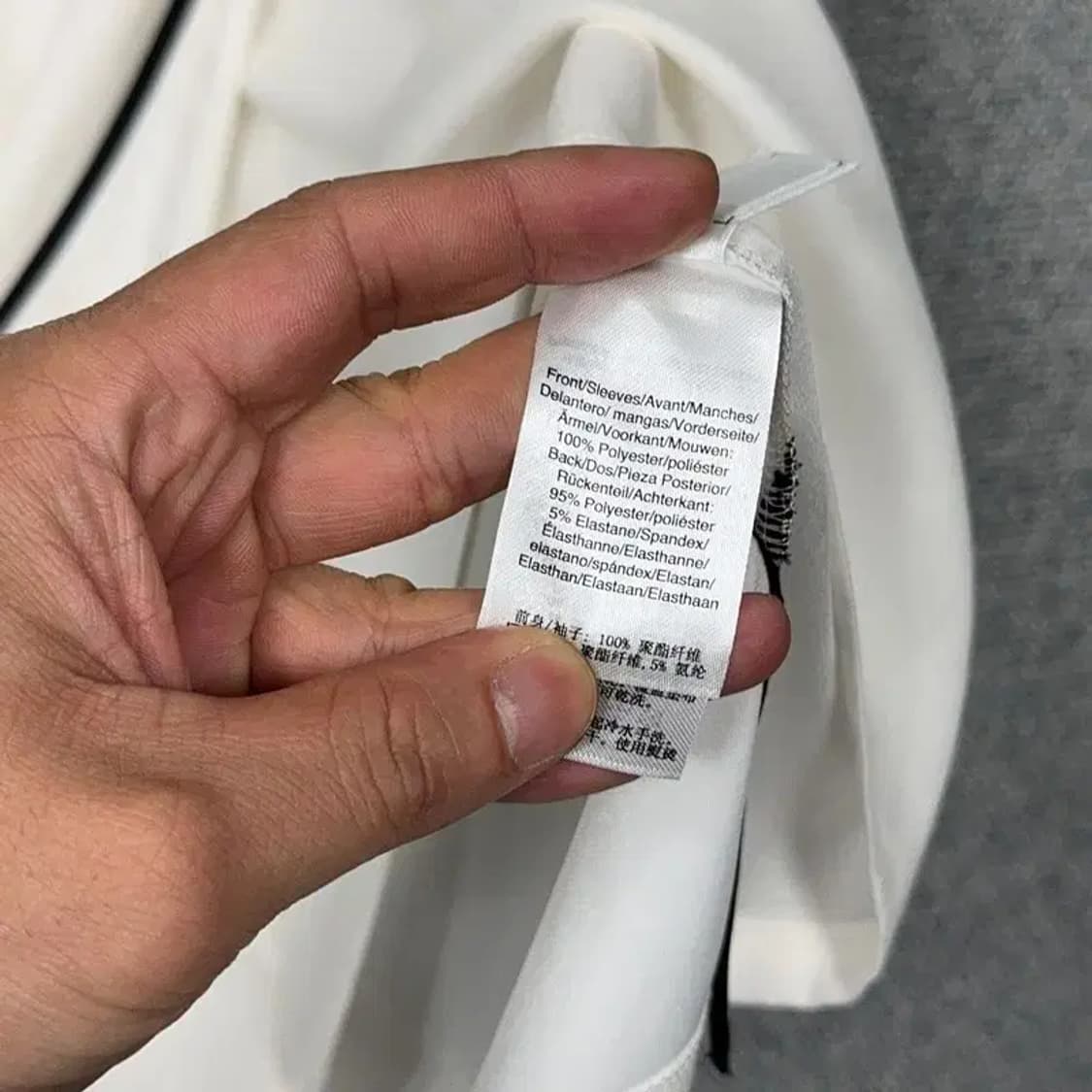 DKNY 크림 반팔 블라우스 S 상품이미지6