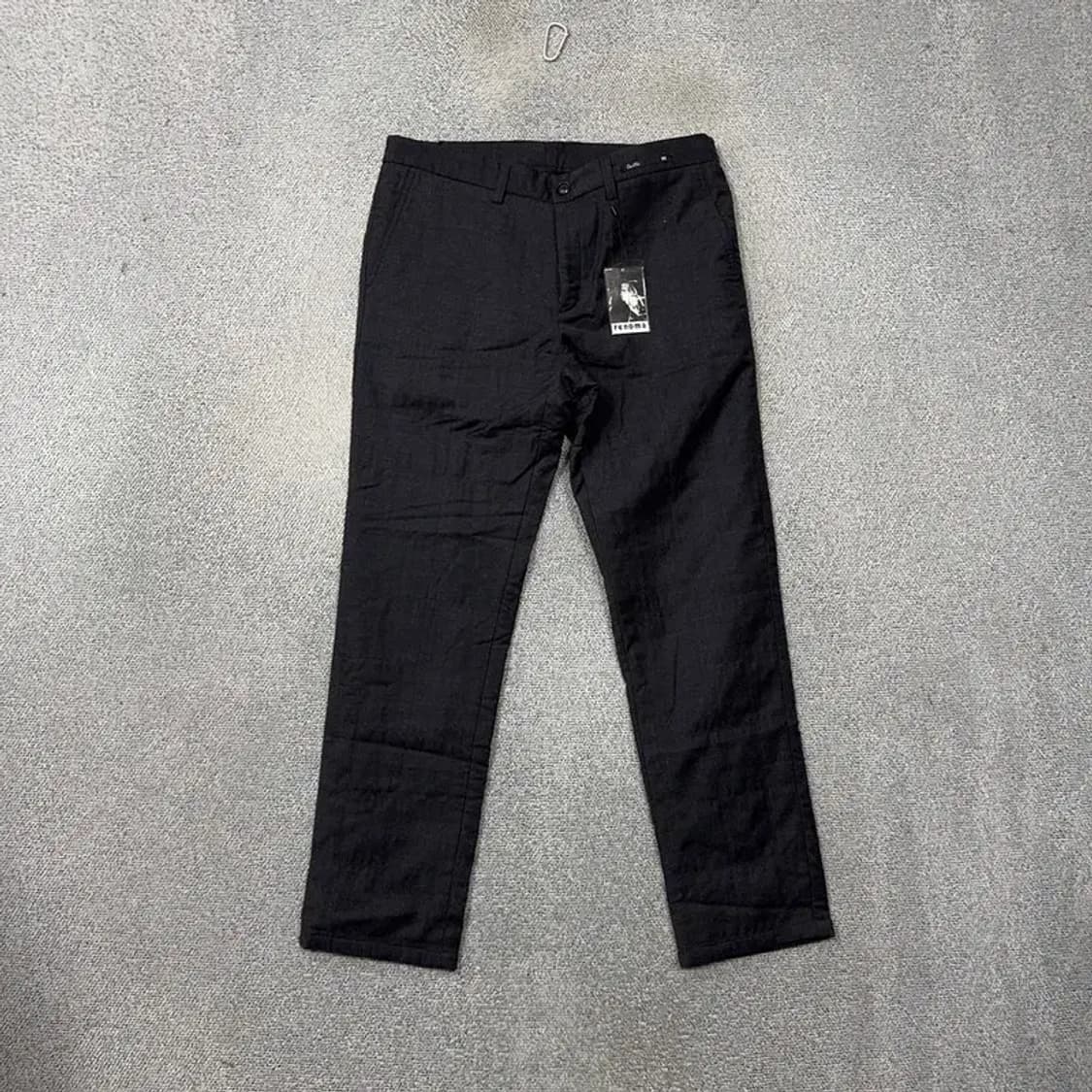 [새상품]레노마 블랙 슬랙스 90-106 상품이미지1