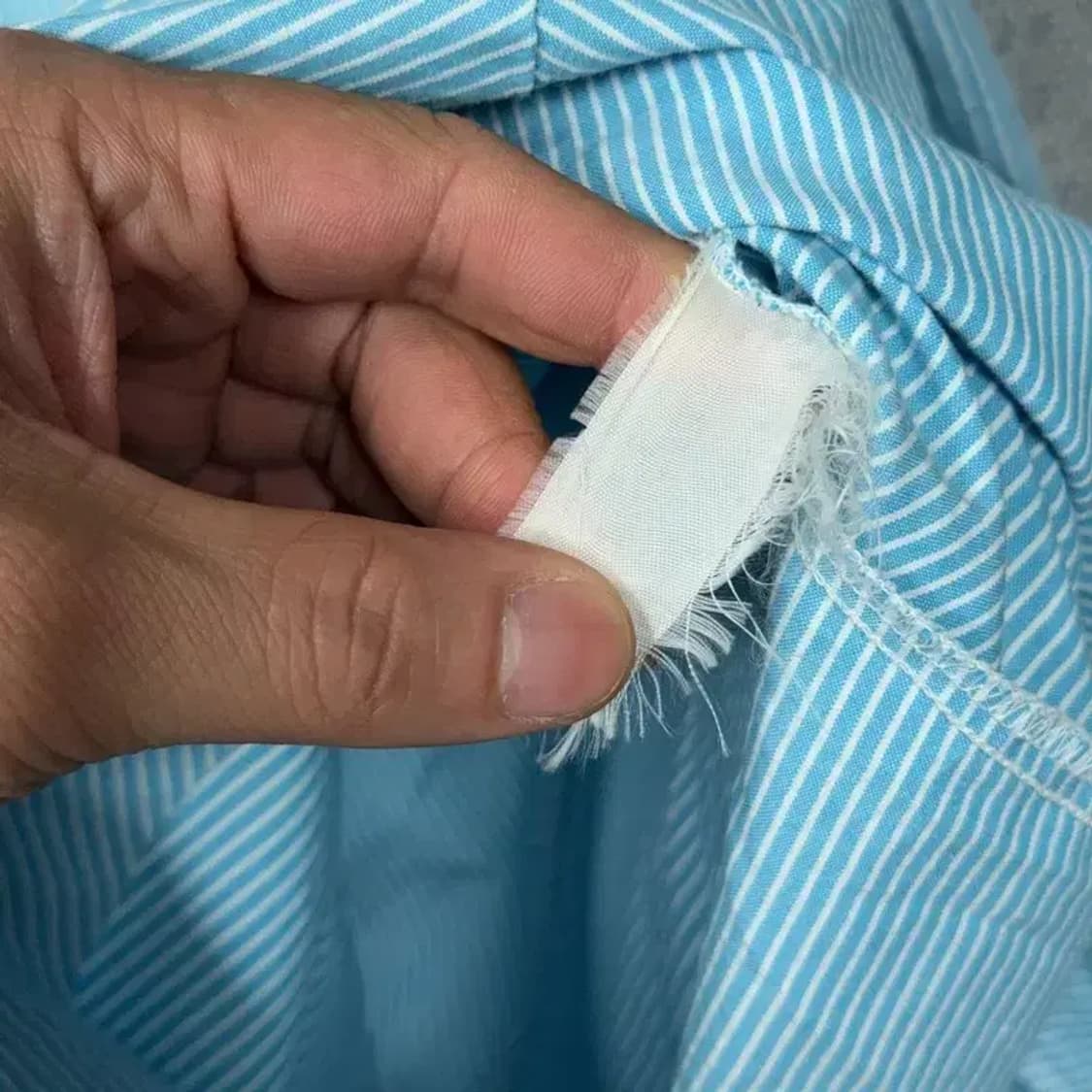 빈폴 레이디 스트라이프 라이트 블루 원피스 85-95-165 상품이미지6