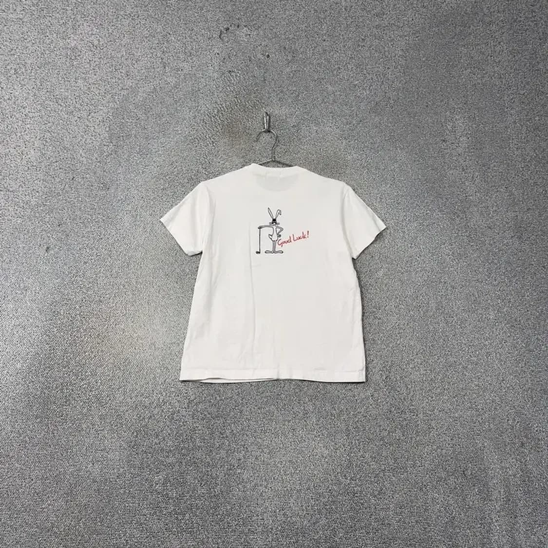 파리게이츠 프린팅 화이트 반팔티 1 상품이미지2