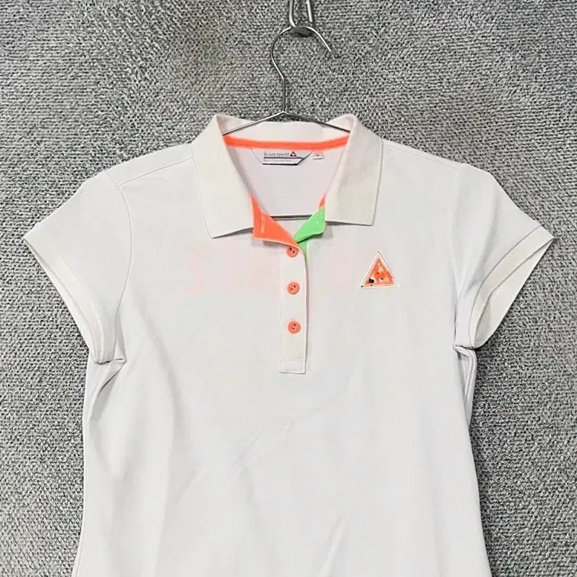 르꼬끄 스포츠 화이트 기능성 반팔 카라티 90 상품이미지3