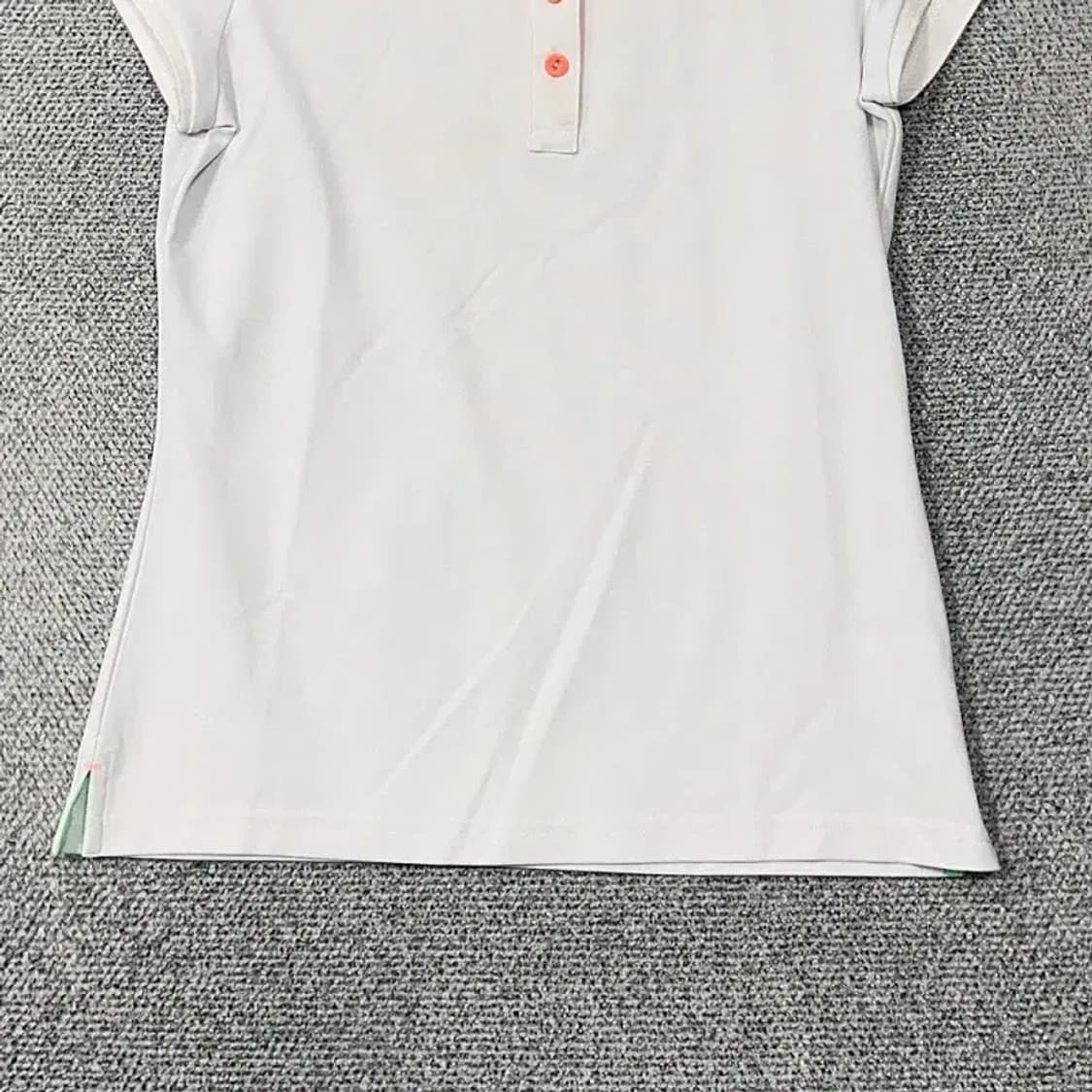 르꼬끄 스포츠 화이트 기능성 반팔 카라티 90 상품이미지4