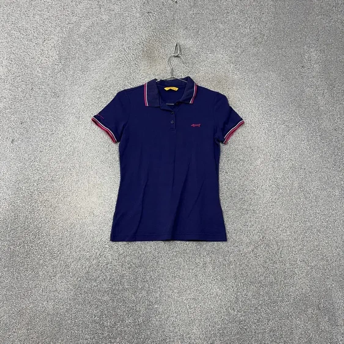 루이까스텔 네이비 로고 골프 반팔 카라티 90 상품이미지1