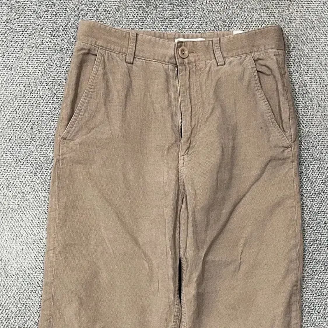 코스 베이지 캐주얼 면 바지 32 상품이미지3