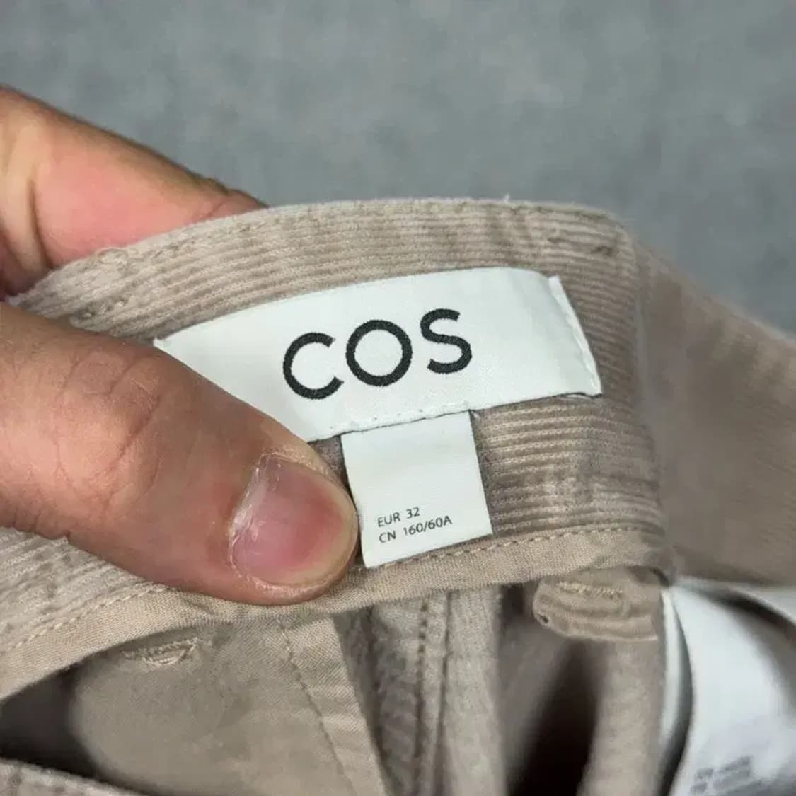 코스 베이지 캐주얼 면 바지 32 상품이미지5