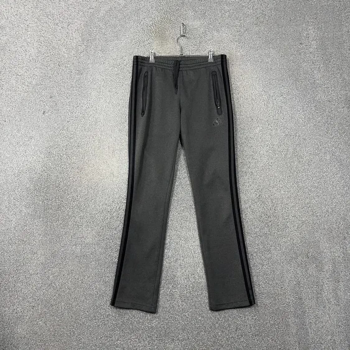 아디다스 그레이 로고 삼선 트레이닝 팬츠 100 상품이미지1