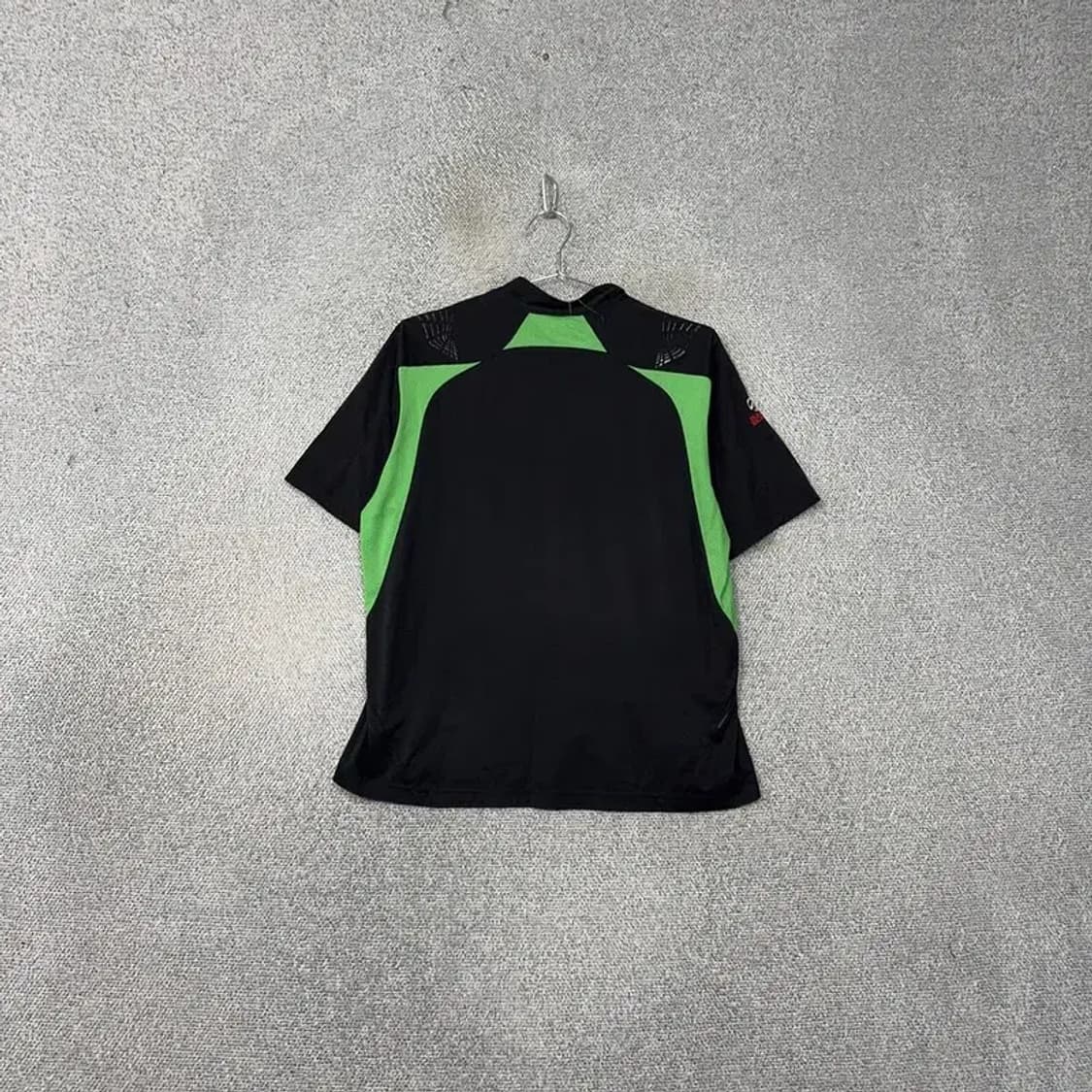 노스페이스 로고 등산 기능성 반집업 반팔티 M 상품이미지2