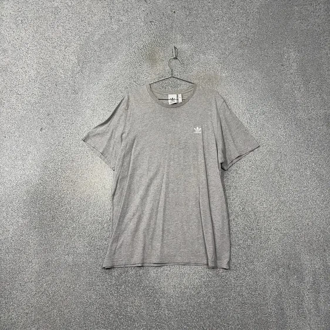 아디다스 라이트 그레이 오버사이즈 반팔 티 4XL 상품이미지1