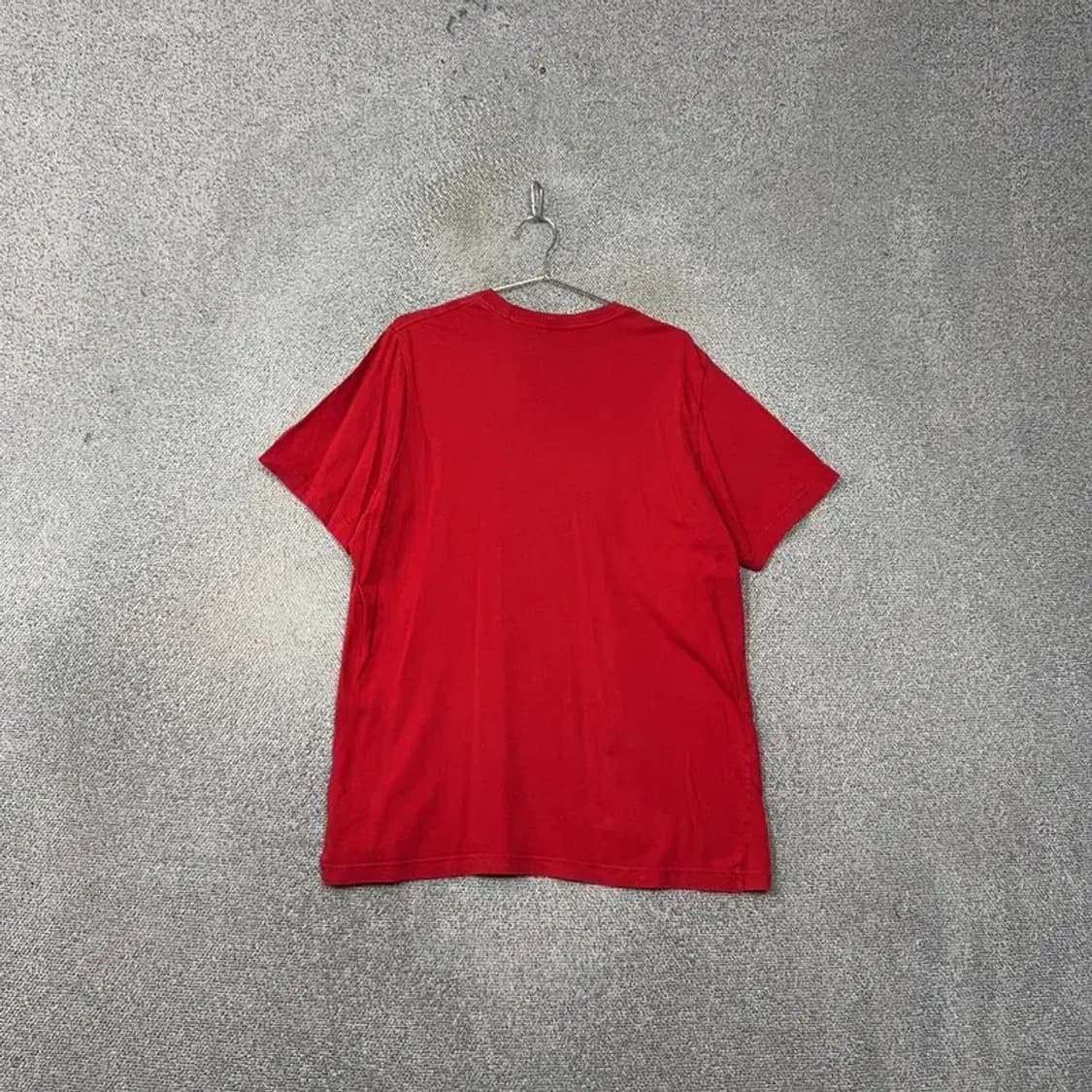아디다스 레드 불꽃 로고 오버 사이즈 반팔 티 4XL 상품이미지2