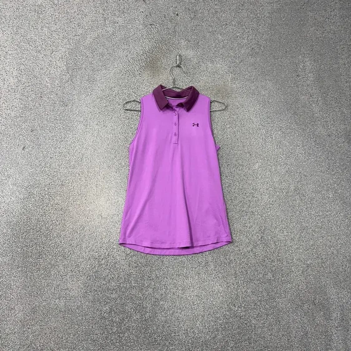 [새상품] 언더아머 여성 기능성 퍼플 민소매 티 M 상품이미지1