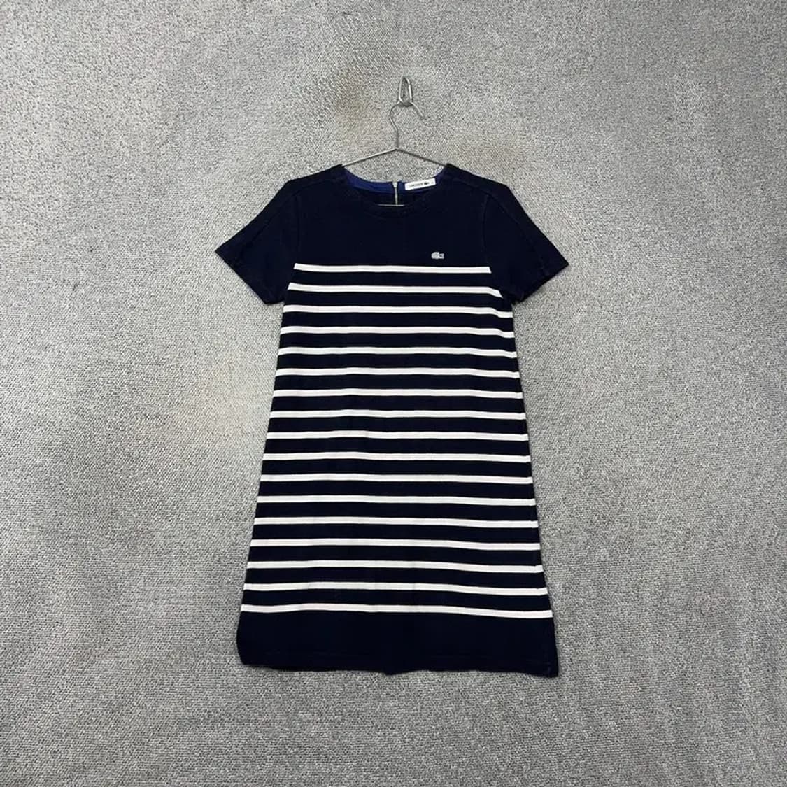 라코스테 스트라이프 네이비 반팔 원피스 95 상품이미지1