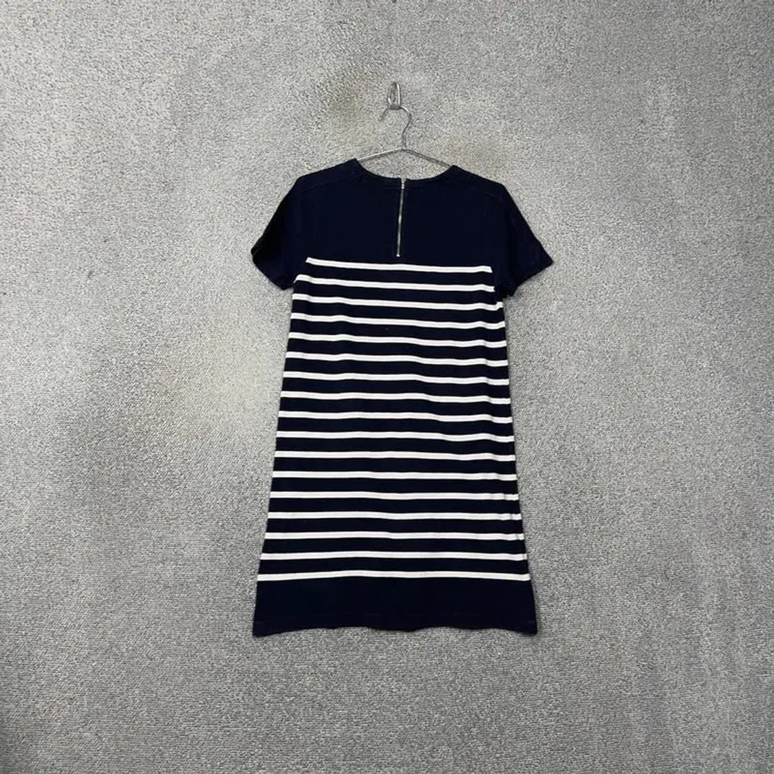 라코스테 스트라이프 네이비 반팔 원피스 95 상품이미지2