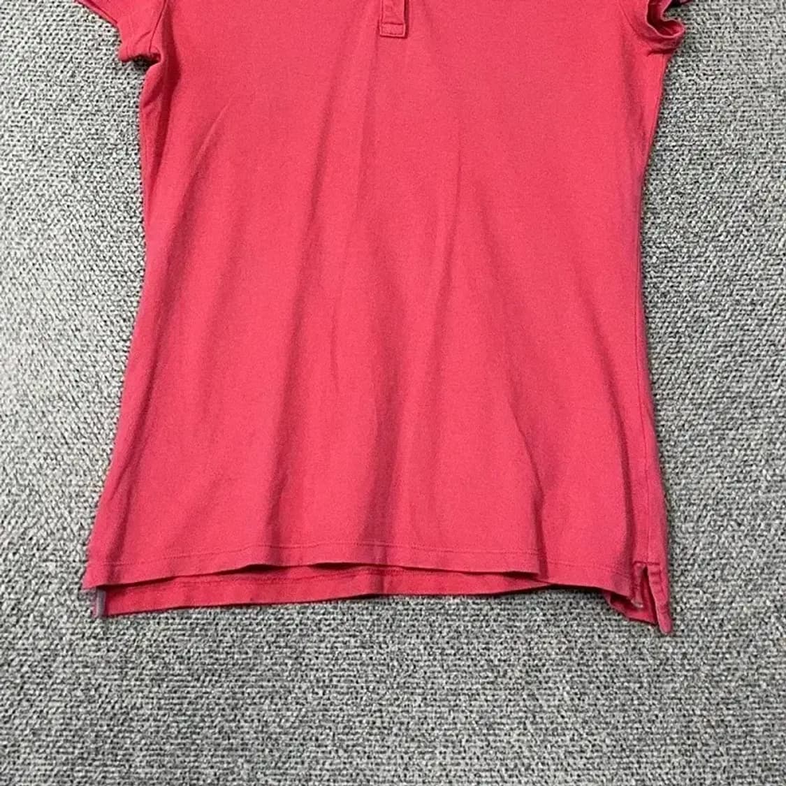 타미힐피거 여성 로고 핑크 카라티 S 상품이미지4