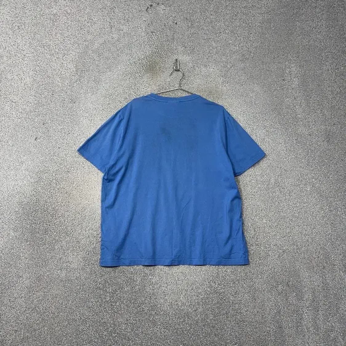 라코스테 블루 로고 오버핏 반팔 티 US XXL 상품이미지2