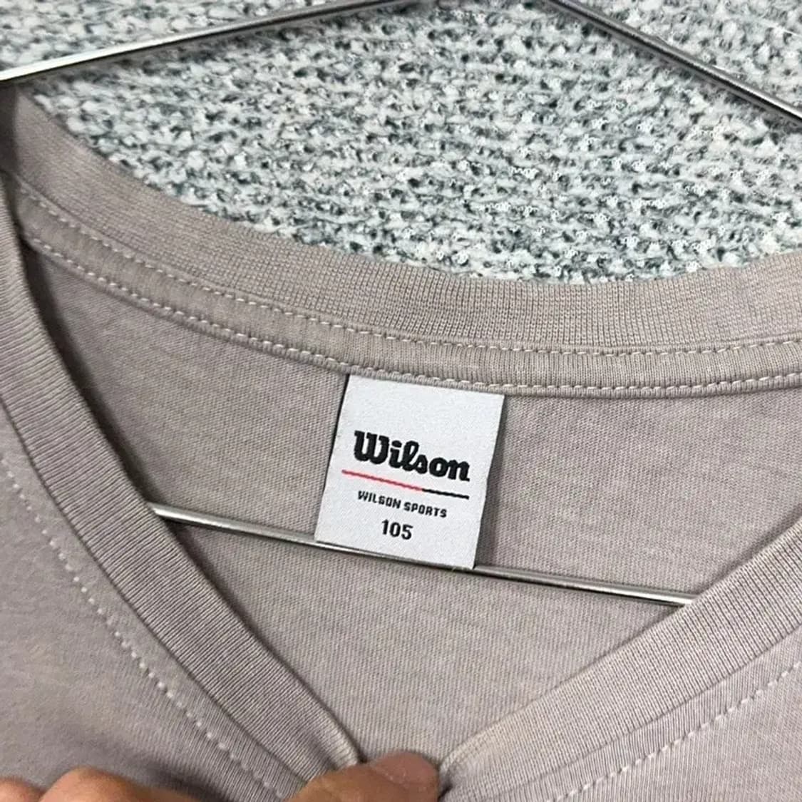 윌슨 베이지 포켓 반팔 티 105 상품이미지3