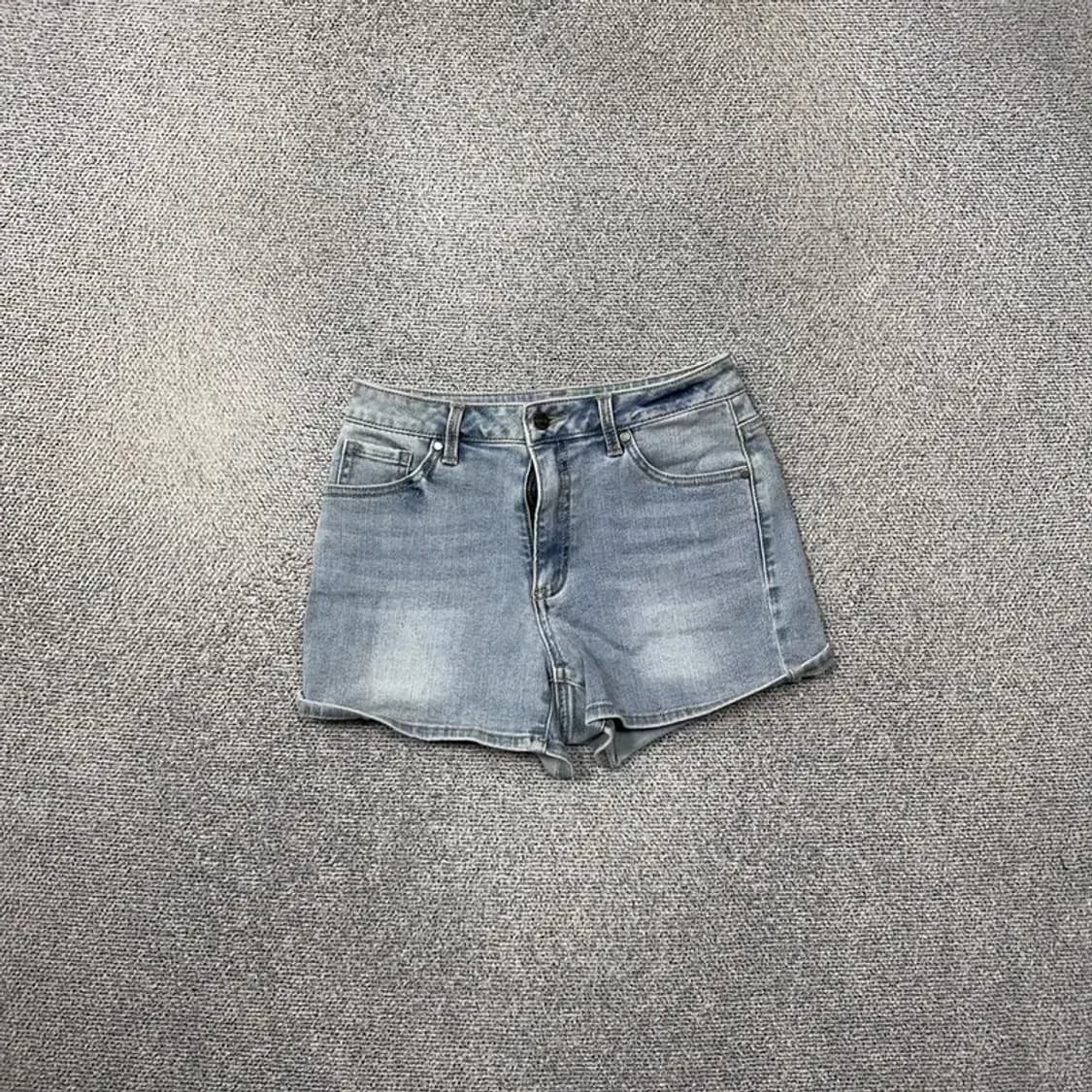 게스 라이트 블루 데님 반바지 67(27) 상품이미지1