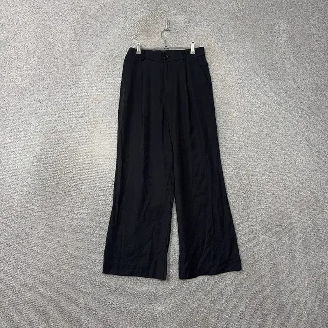 자라 블랙 와이드 팬츠 M 상품이미지1