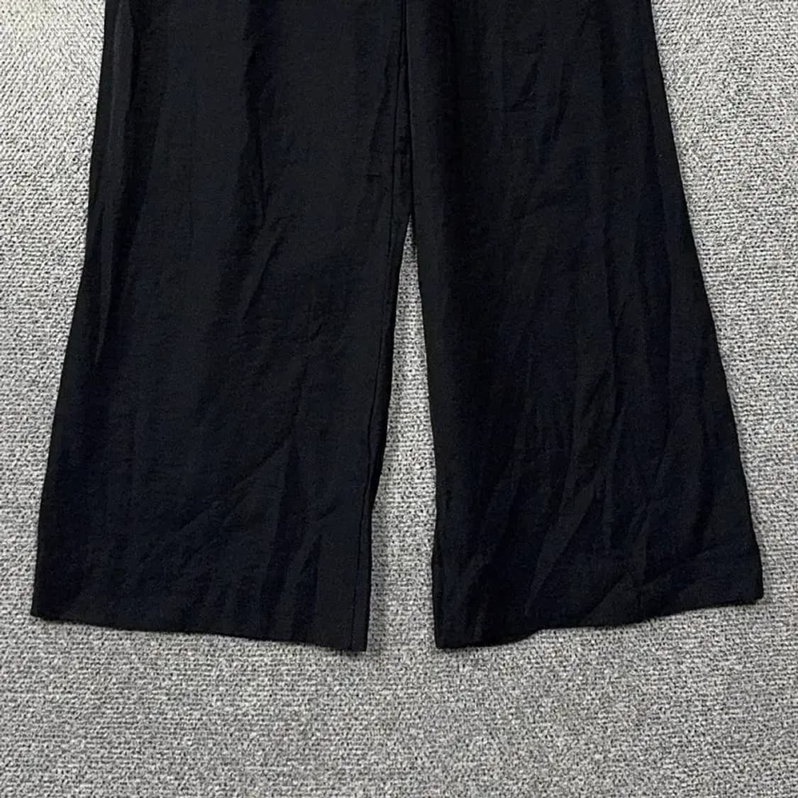 자라 블랙 와이드 팬츠 M 상품이미지4