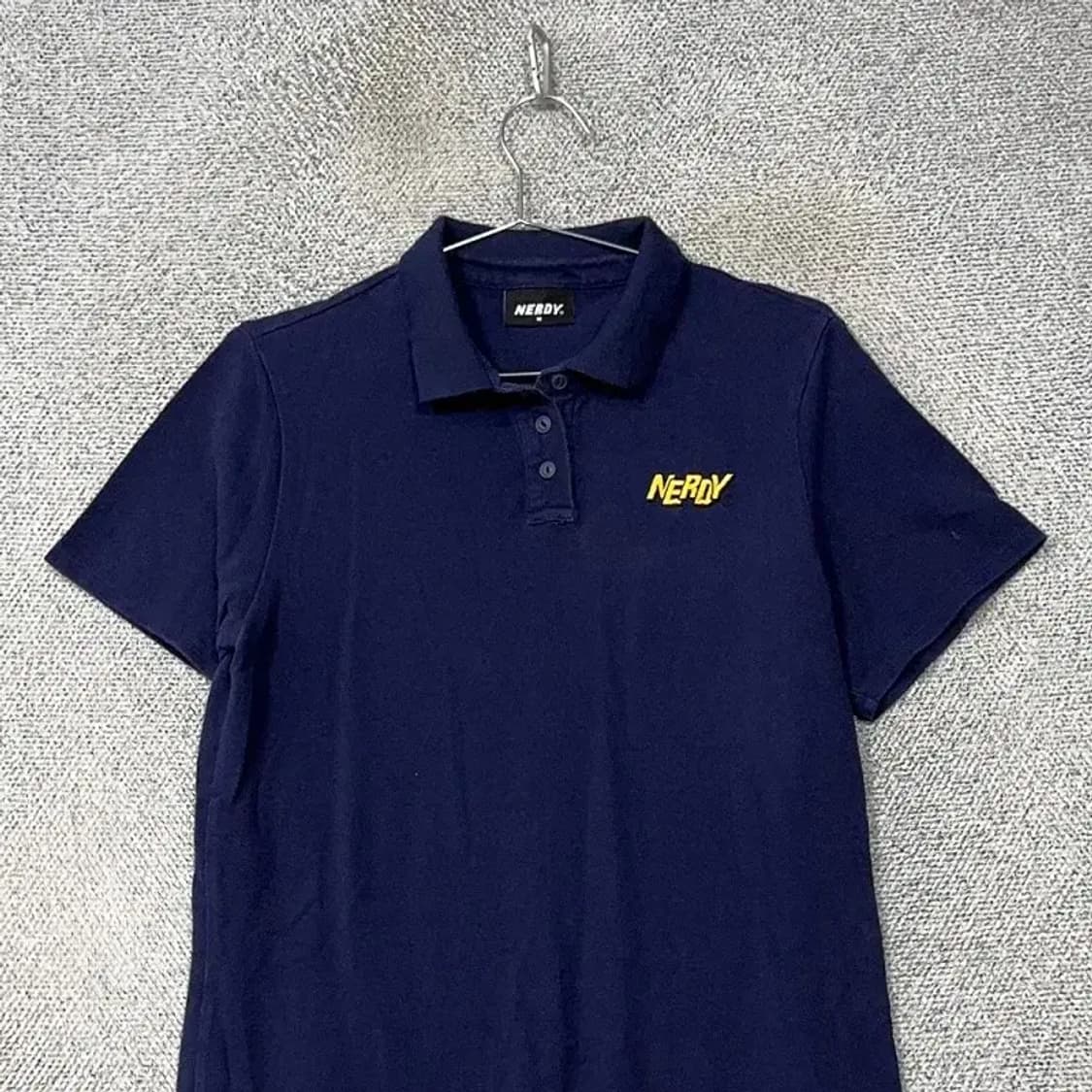 널디 네이비 로고 반팔 카라 원피스 M 상품이미지3