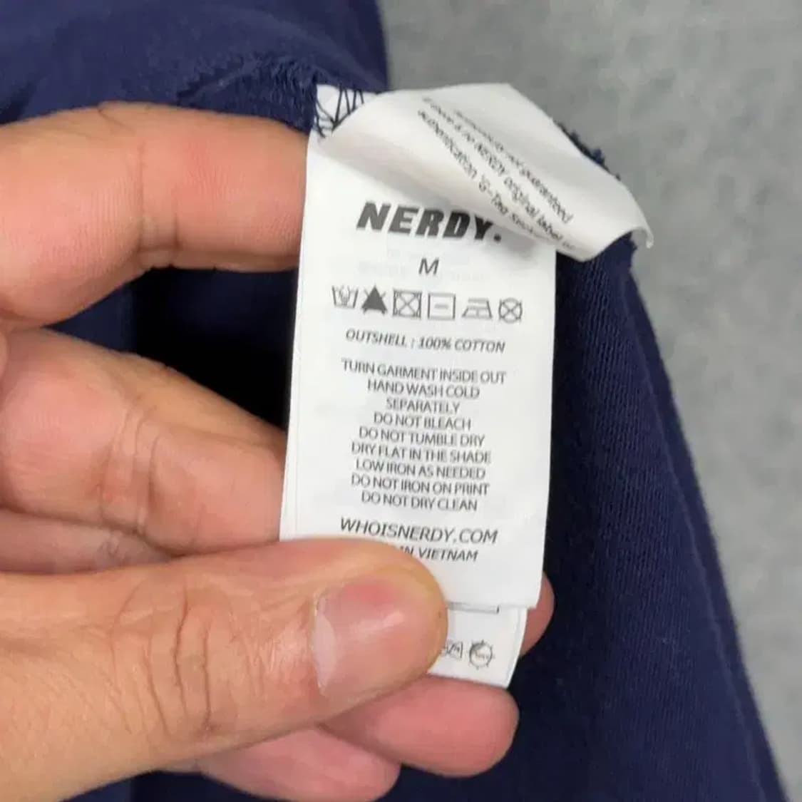 널디 네이비 로고 반팔 카라 원피스 M 상품이미지6