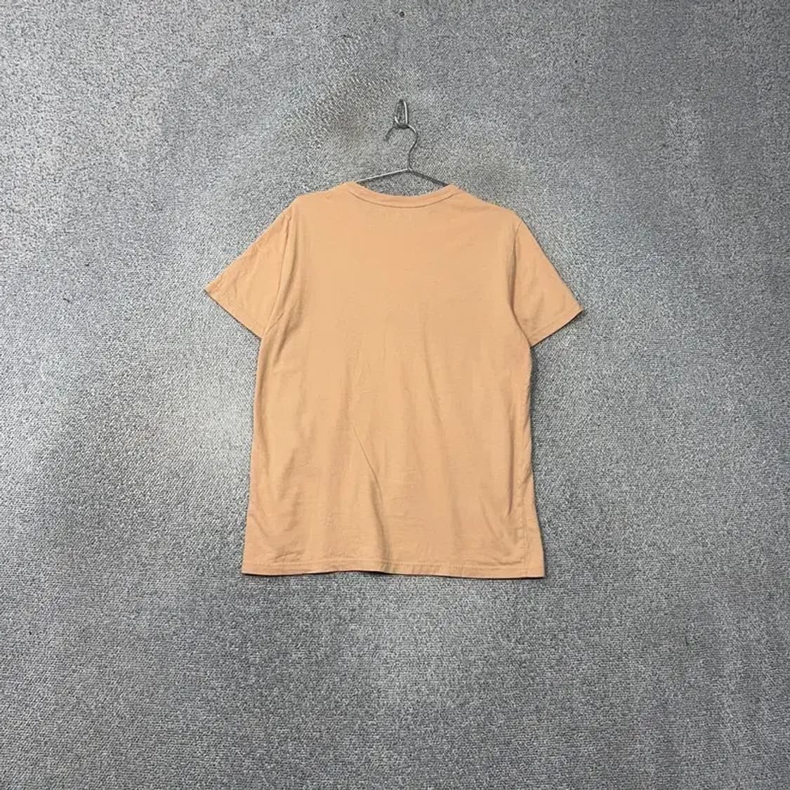 게스 로고 프린팅 베이지 반팔 티 L 상품이미지2