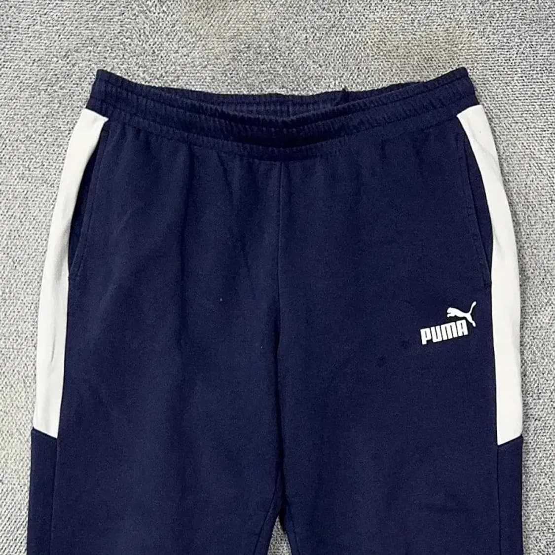 푸마 네이비 로고 남성 조거팬츠 XL 상품이미지3