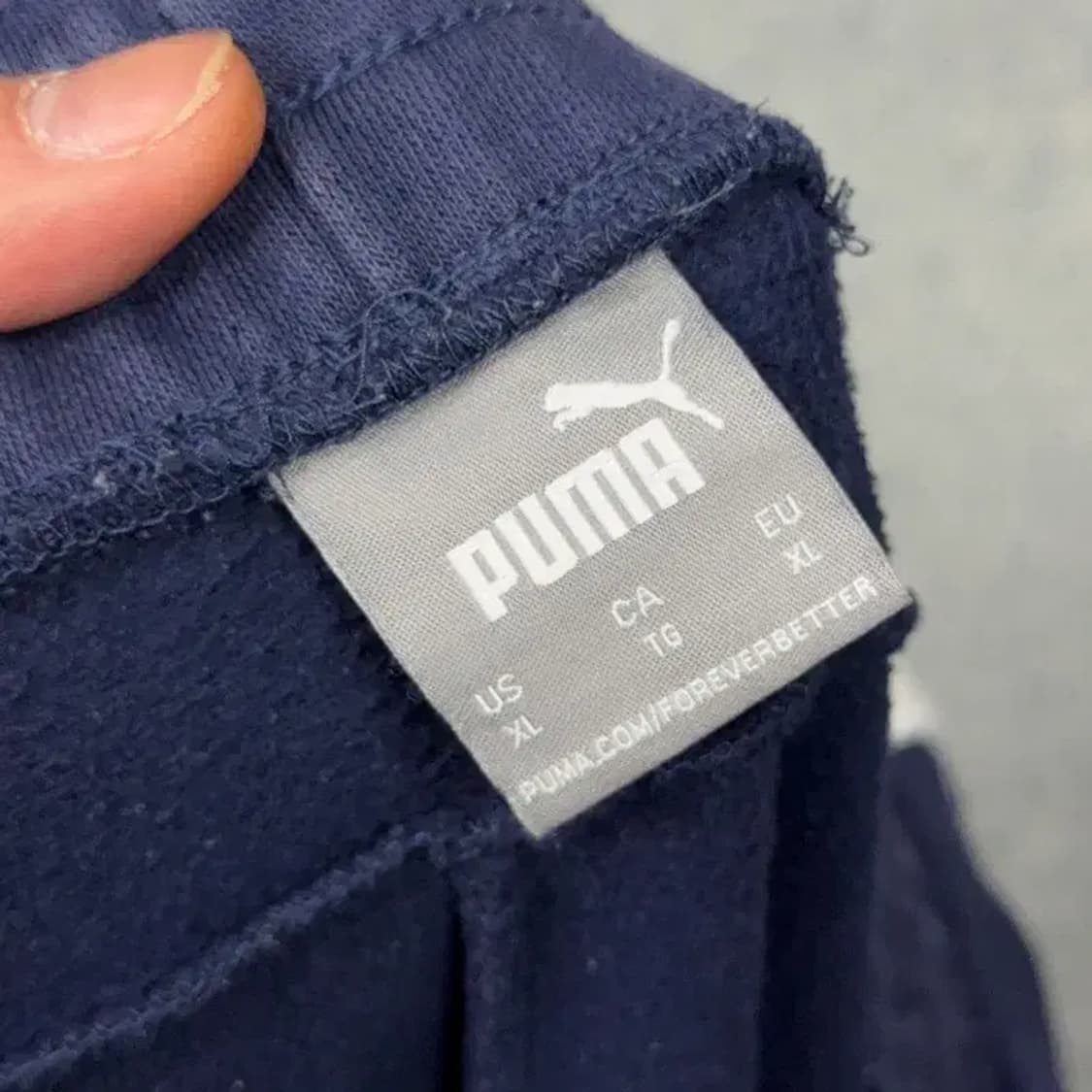 푸마 네이비 로고 남성 조거팬츠 XL 상품이미지5