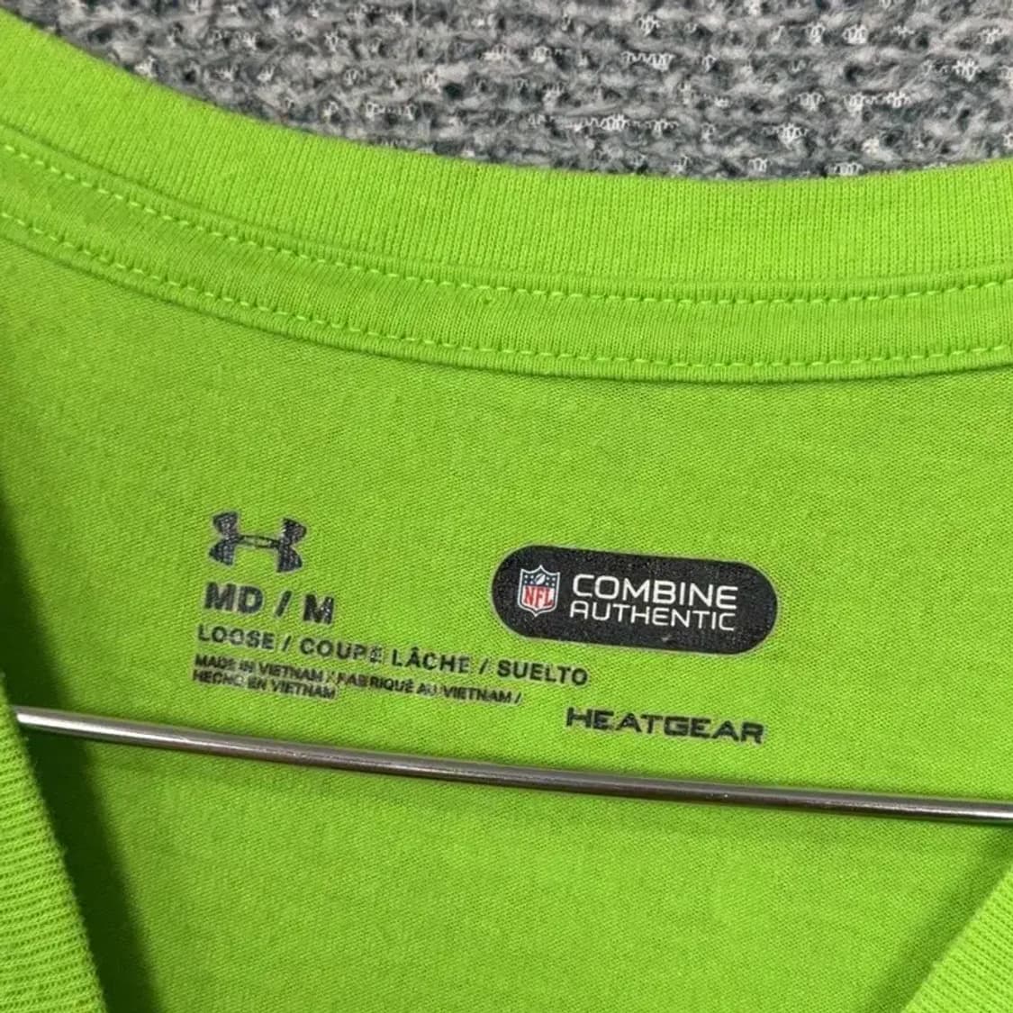 언더아머 프린팅 라이트 그린 반팔 티 MD/M 상품이미지5