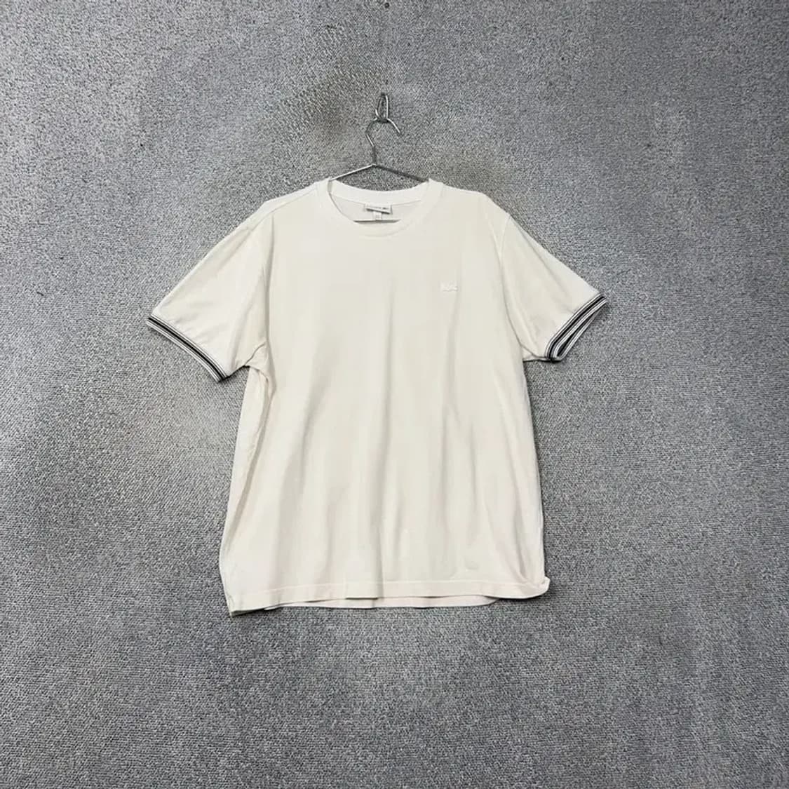 라코스테 캐주얼 로고 단가라 반팔티 XL 상품이미지1