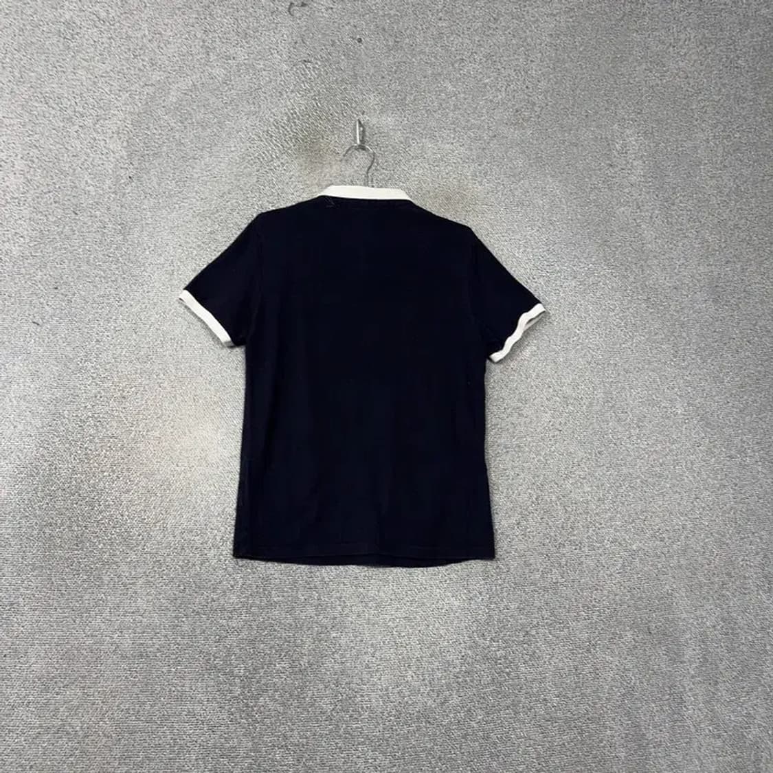 게스 네이비 로고 반팔 카라티 M 상품이미지2