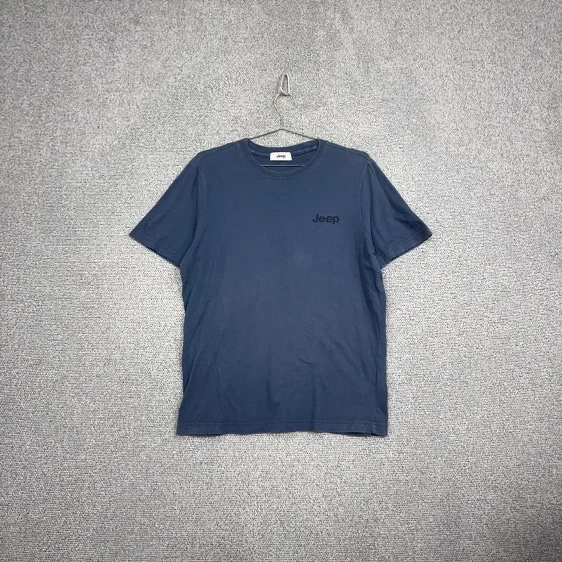 지프 네이비 로고 캐주얼 반팔 티 L(100) 상품이미지1