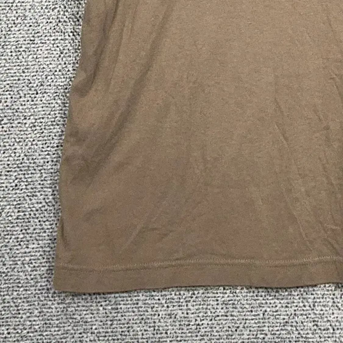 무신사스탠다드 베이지 포켓 박스핏 반팔 티 2XL 상품이미지4