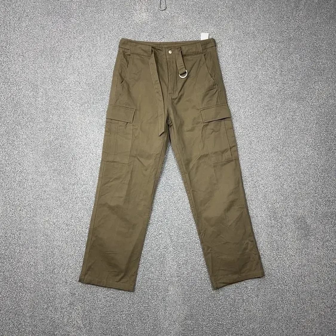 에잇세컨즈 빈티지 카키 벨티드 카고 팬츠 78 상품이미지1